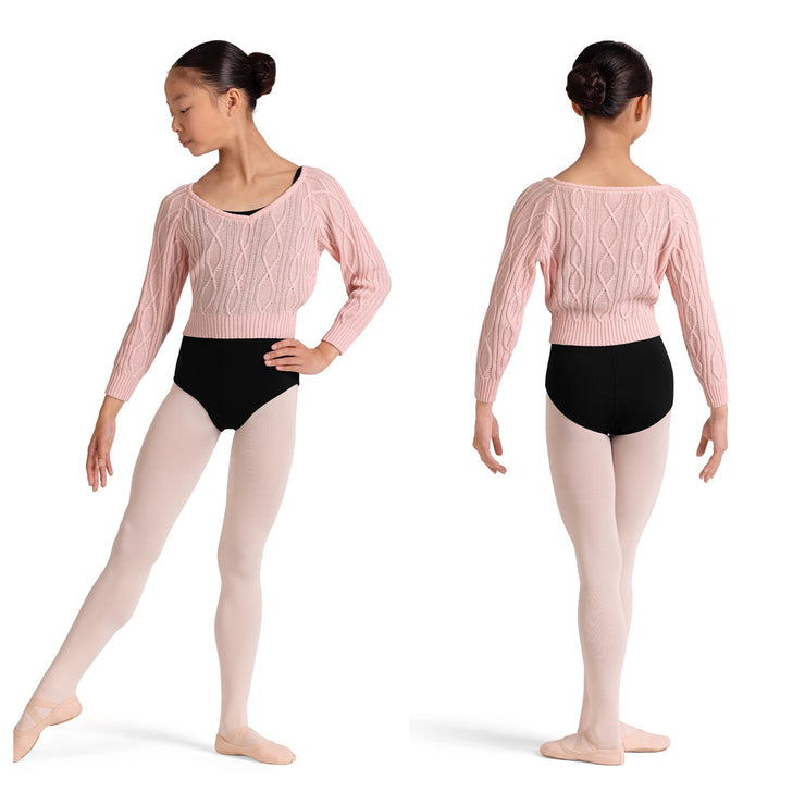 Bloch - Aquilo Sweater - Child (CZ30010) - Candy Pink