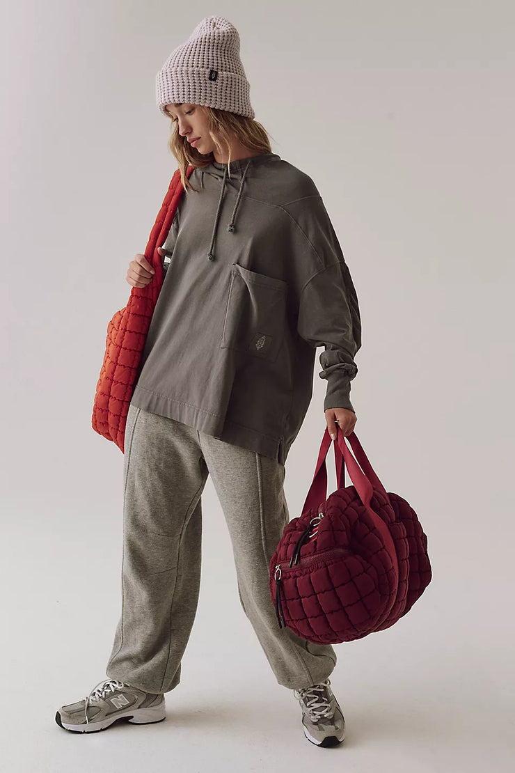 Free People Movement - Hot Shot Hooded Layer - Adult (OB2121148-0052) - Gunmetal