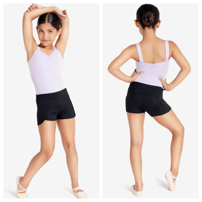 *Capezio - Studio Collection Short with Built in Brief - Child (SE1081C) - Black