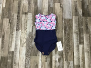 Chic Ballet Dancewear Co. - Boat Neck Floral Leotard - Child/Adult (CHIC103-NCL) - Nature’s Calm