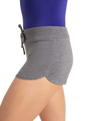 Capezio - Harmonie Everyday Knit Shorts - (CK10992) - Heather Gray