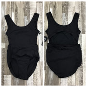 Suffolk - Chromatic Scoop Front Tank Leotard - Adult (2546A) - Black