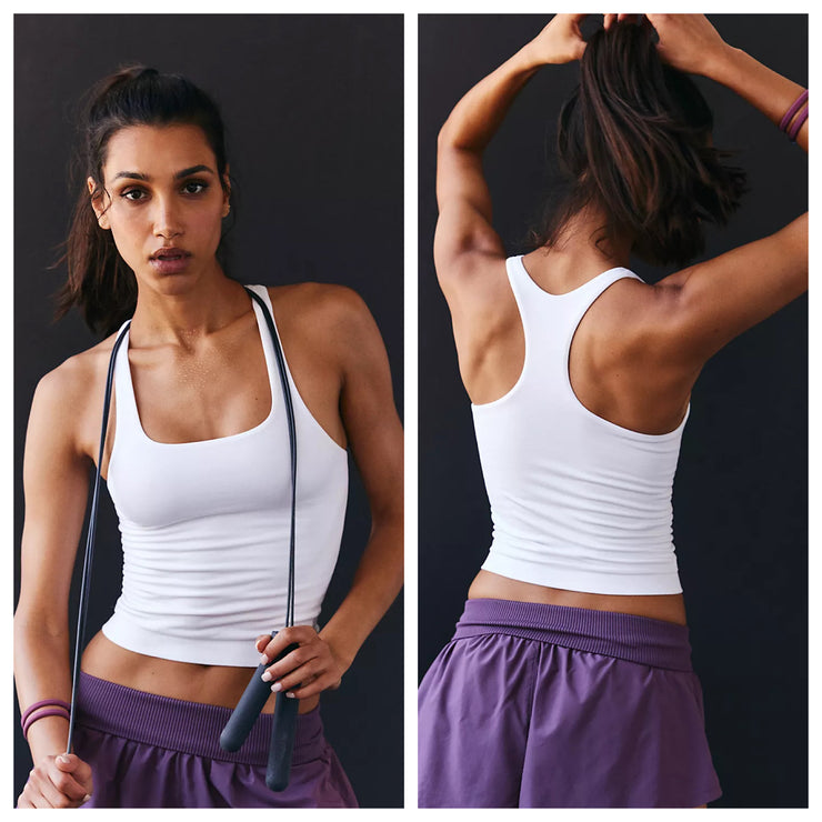 Free People Movement - Go To Smooth Neck Cami - Adult (OB1960110-1100) - White