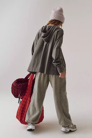 Free People Movement - Hot Shot Hooded Layer - Adult (OB2121148-0052) - Gunmetal