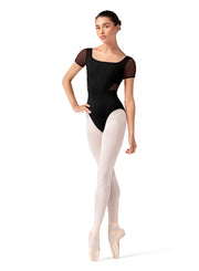 Bloch - Embroidered Corset Cap Sleeve Leotard - Adult (L20001) - Black