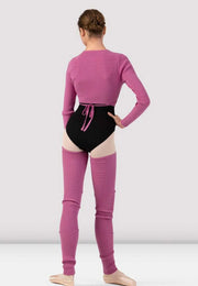 Bloch - Celeste Knit Wrap Top - Adult (Z30018) - Dark Pink