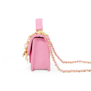 Zomi Gems - Tiny Quilted Ballet Charm Handbag (72625) - Pink