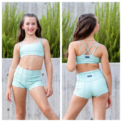 Oh La La Dancewear - The Resurgence Top - Child/Adult (OLL380-MGR) - Mist Green