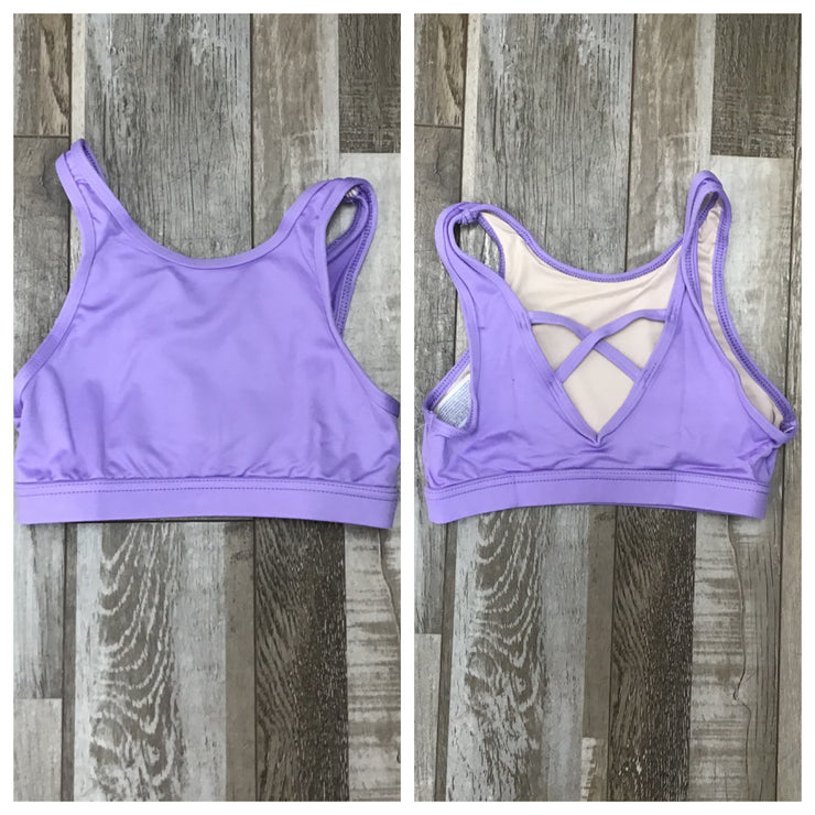 Capezio - Studio Collection High Neck Bra Top - Child (SE1047C) - Vibrant Violet