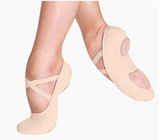 So Danca - Stretch Canvas Split Sole Ballet Shoe - Adult (SD16) - Sand