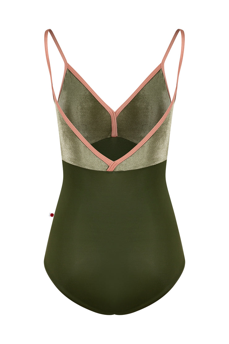 Yumiko - Daria Camisole Leotard - Adult - Jungle – Carolina Dancewear