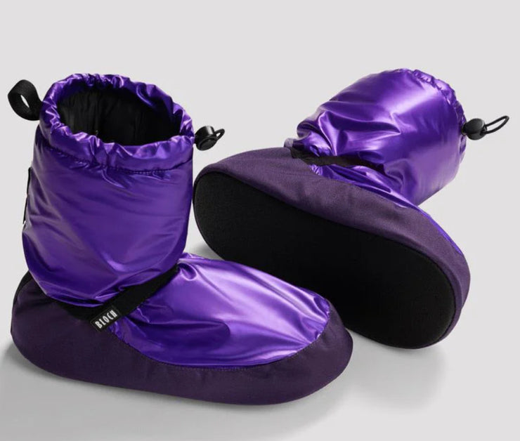 Bloch - Metallic Warm Up Booties (IM009BM) - Vibrant Purple Metallic