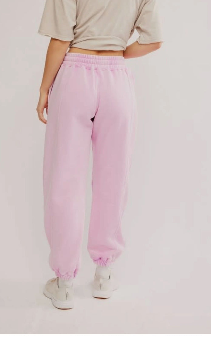 *Free People Movement - Sprint to the Finish Pants - Adult (OB1653600-6148) - Powder Pink