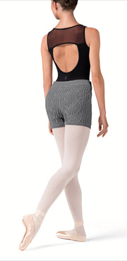 Bloch - Lutina Pull On Shorts - Adult (R90006) - Grey Marle