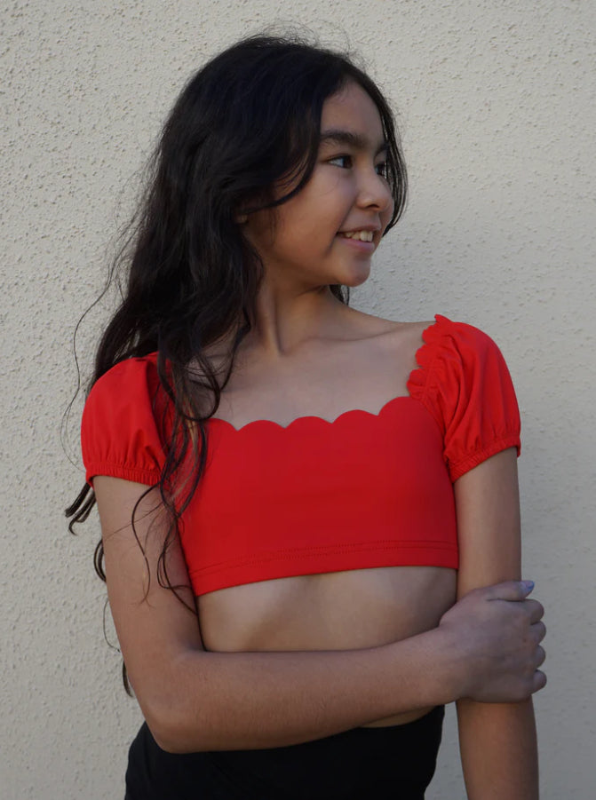 *Trendy Trends - Valentina Top - Child (17814) - Red