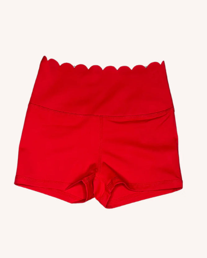 *Trendy Trends - Scallop Short - Child (17816-RED) - Red