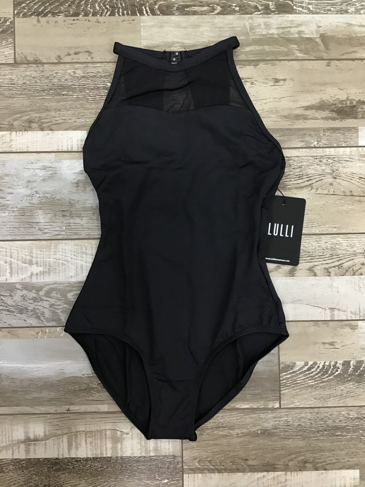 Lulli Dancewear - Lucy High Neck Leotard - Adult (LUB813) - Black (GSO)