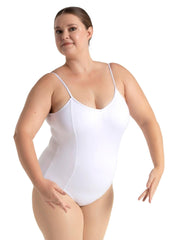 Capezio - V Neck Camisole Leotard - Adult (SE1018W) - White