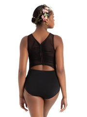 Capezio - Wildflower Marigold Mesh Back Leotard - Child/Adult (12088C/12088W) - Black