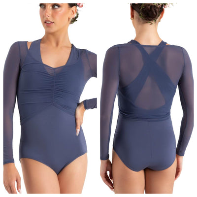 Capezio - Wildflower Meadow Mesh Top - Adult (12094W) - Crown Blue