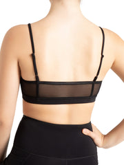 Capezio - Wildflower Iris Mesh Bra Top - Adult (12090W) - Black