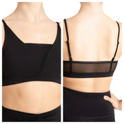 Capezio - Wildflower Iris Mesh Bra Top - Adult (12090W) - Black