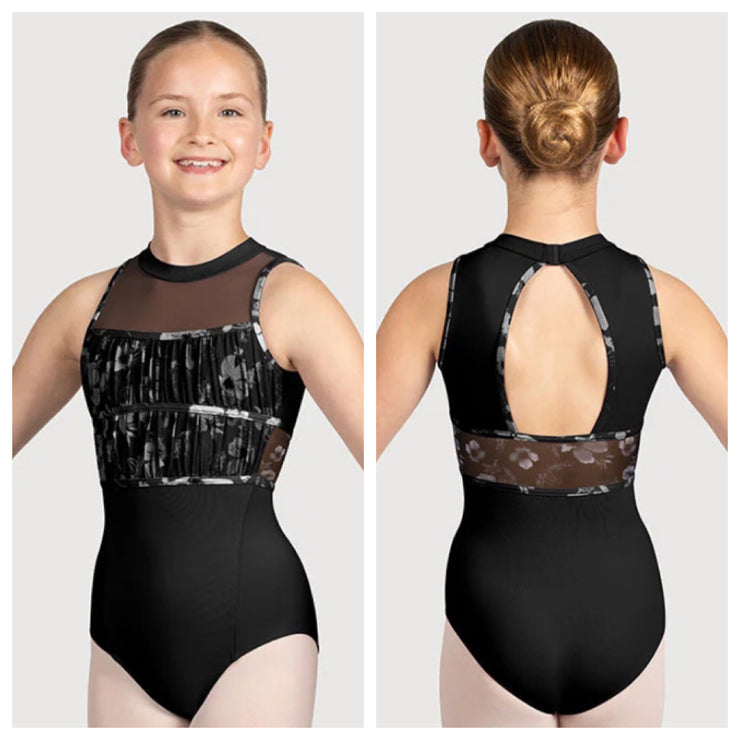 Bloch - Petal Macie Halter Leotard - Child (CL5255) - Black