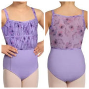 Bloch - Brooke Petal Scoop Neck Mesh Back Leotard - Child (CL5247) - Lilac