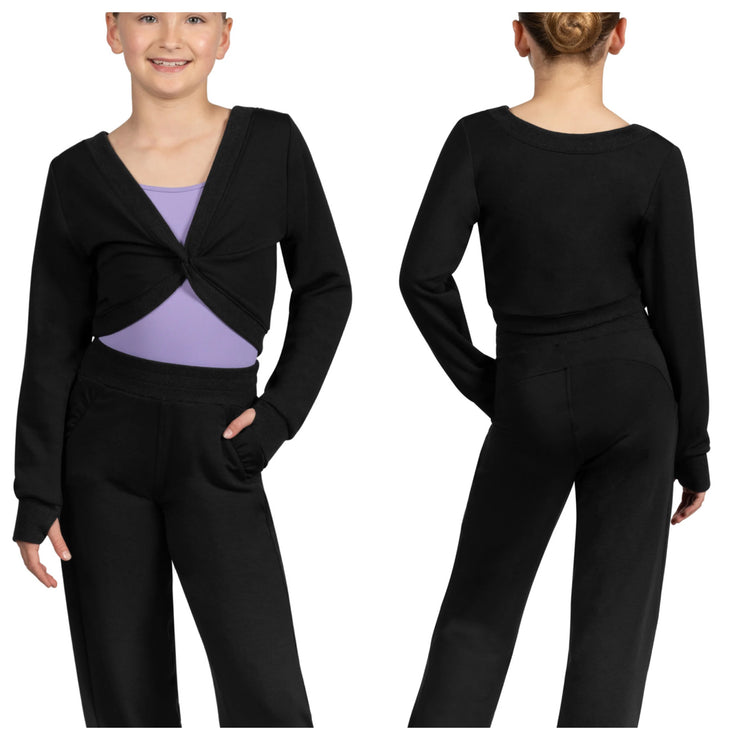 *Bloch - Reversible Twist Top - Child (CZ5229) - Black