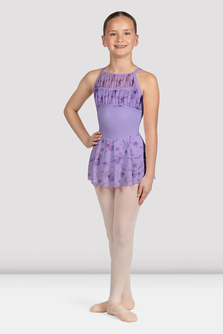 Bloch - High Neck Skirted Leotard - Child (CL5257) - Lilac