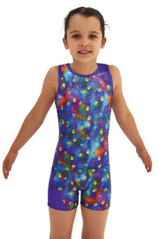 *Mondor - Printed Unitard - Child (7801) - Tip Toe