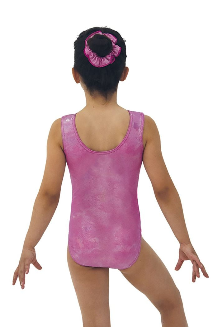 Mondor - Printed Leotard - Child (17822) - Metallic Pink