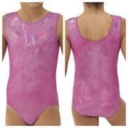 Mondor - Printed Leotard - Child (17822) - Metallic Pink