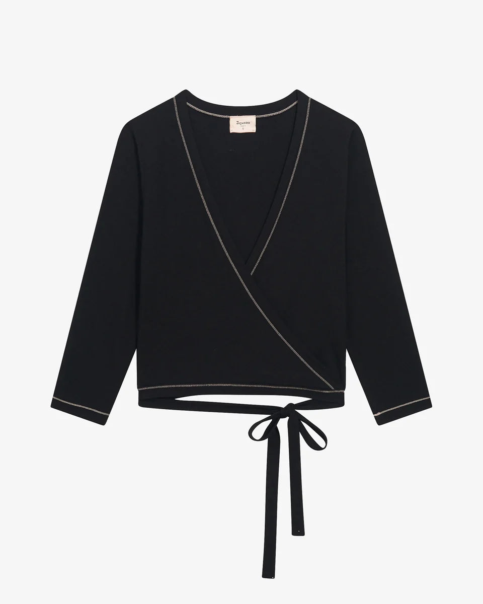 Repetto - Wrap-Over - Adult (S0555) - Black – Carolina Dancewear