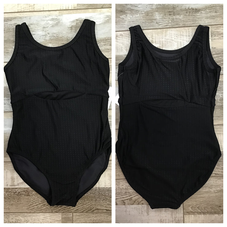 Oh La La Dancewear - The Juliette Leotard - Child (CHIC110-CKB) - Patterned Black FINAL SALE