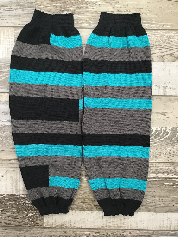 SoDanca - BE YOU “Polaina” Leg Warmers (RDE2244AD) - Black-Turquoise-Charcoal