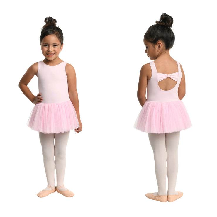 Danz N Motion - Tank Dress with Bow Back - Child (23208C) - Pink