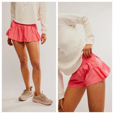 *Free People Movement - Get Your Flirt On Shorts - (OB1211408-6148) - Hibiscus