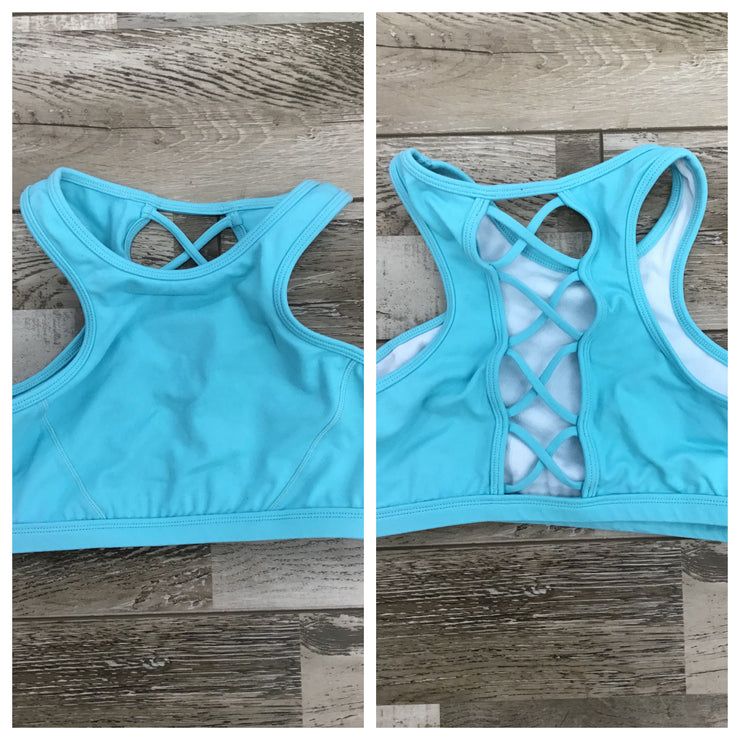 Leo - Crop Top - Adult (LC176T) - Blue