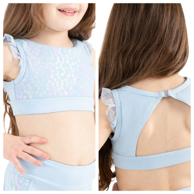 *Capezio - Flower Fairy Petal Top - Child (12224C) - Light Blue