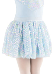 *Capezio - Flower Fairy Glimmer Tutu Skirt - Child (12226C) - Light Blue