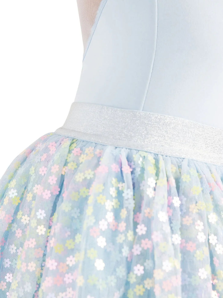 *Capezio - Flower Fairy Glimmer Tutu Skirt - Child (12226C) - Light Blue