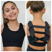 *Trendy Trends - Nalynn Ruffle Top - Child (17533) - Black