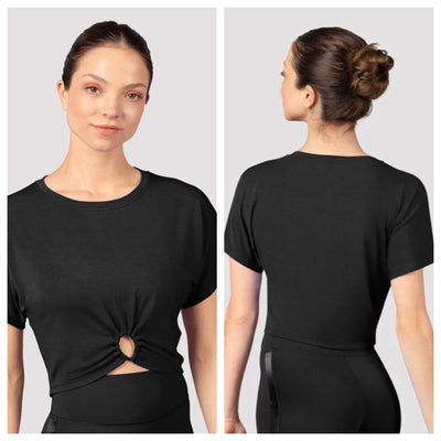 *Mirella - Ladies Majesty Crop Top - Ladies (M750L-BLK) - Black