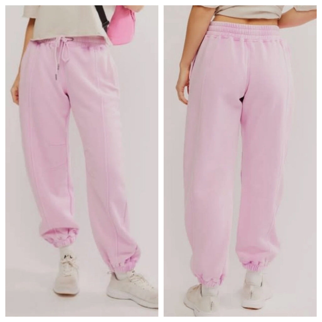 Free People Movement - Sprint to the Finish Pants - Adult (OB1653600-6148)  - Powder Pink