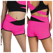 Danz N Motion - Lily Short - Child (25401C) - Black/Neon Pink