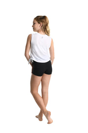 Danz N Motion - "I Dance A Latte" Tank - Child (23300C) - White