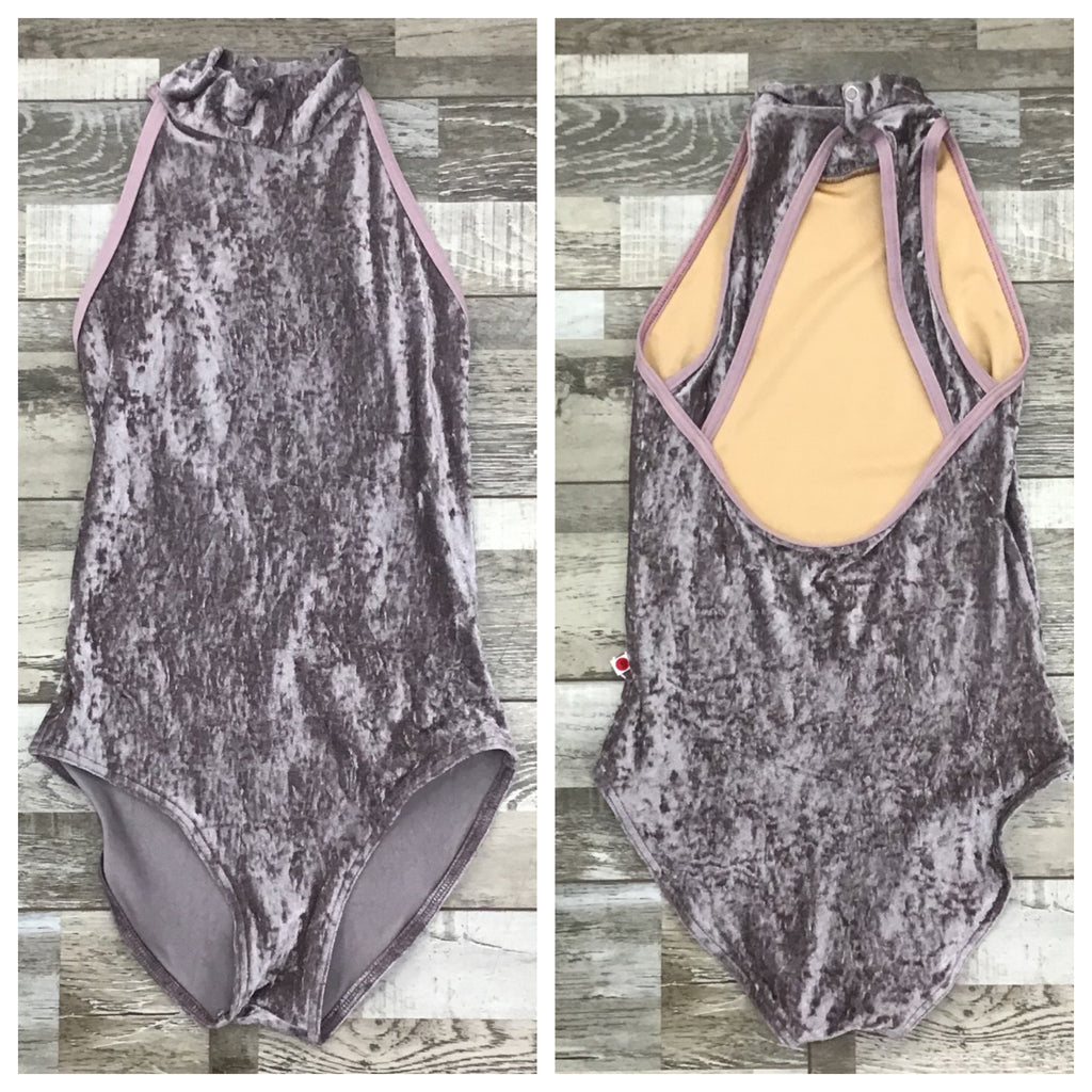 Yumiko - Noe High Neck Leotard - Adult - Phantom – Carolina Dancewear