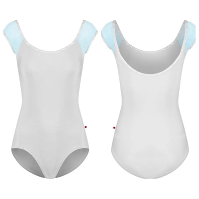 Yumiko - Wendy Cap Sleeve Leotard - Adult - Silver – Carolina