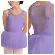 Bloch - Sweetheart Front Tutu Leotard - Child (CL50004) - Lilac